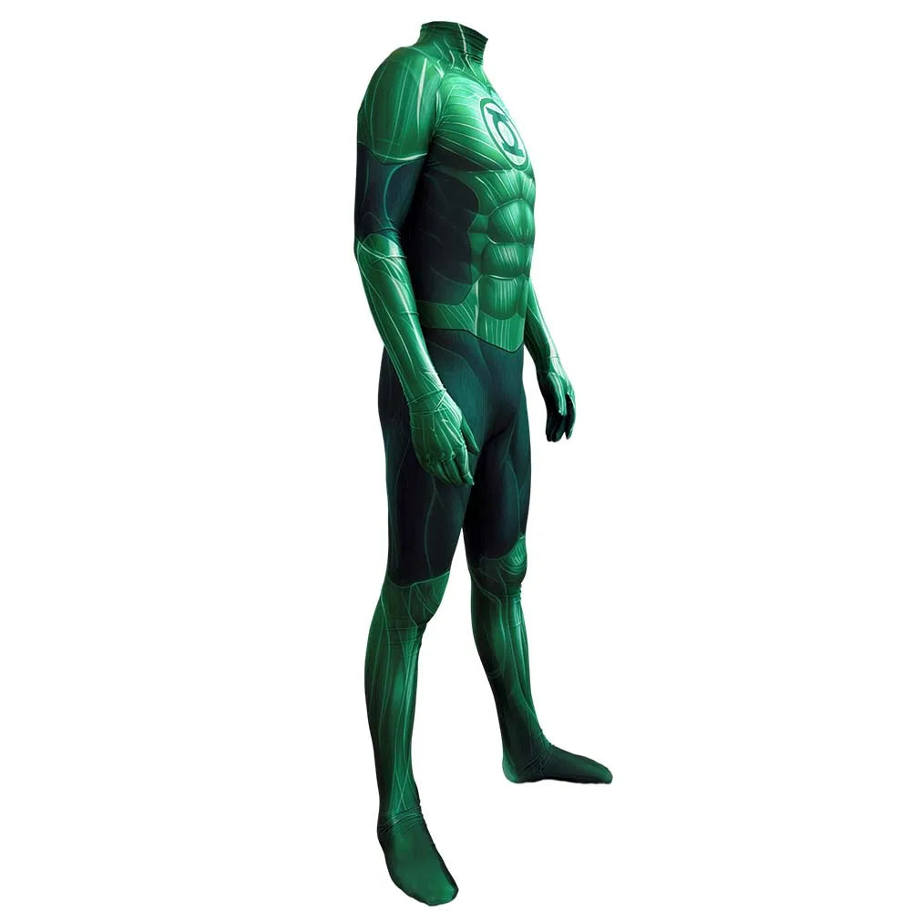Male Green Lantern Superhero Kostyme