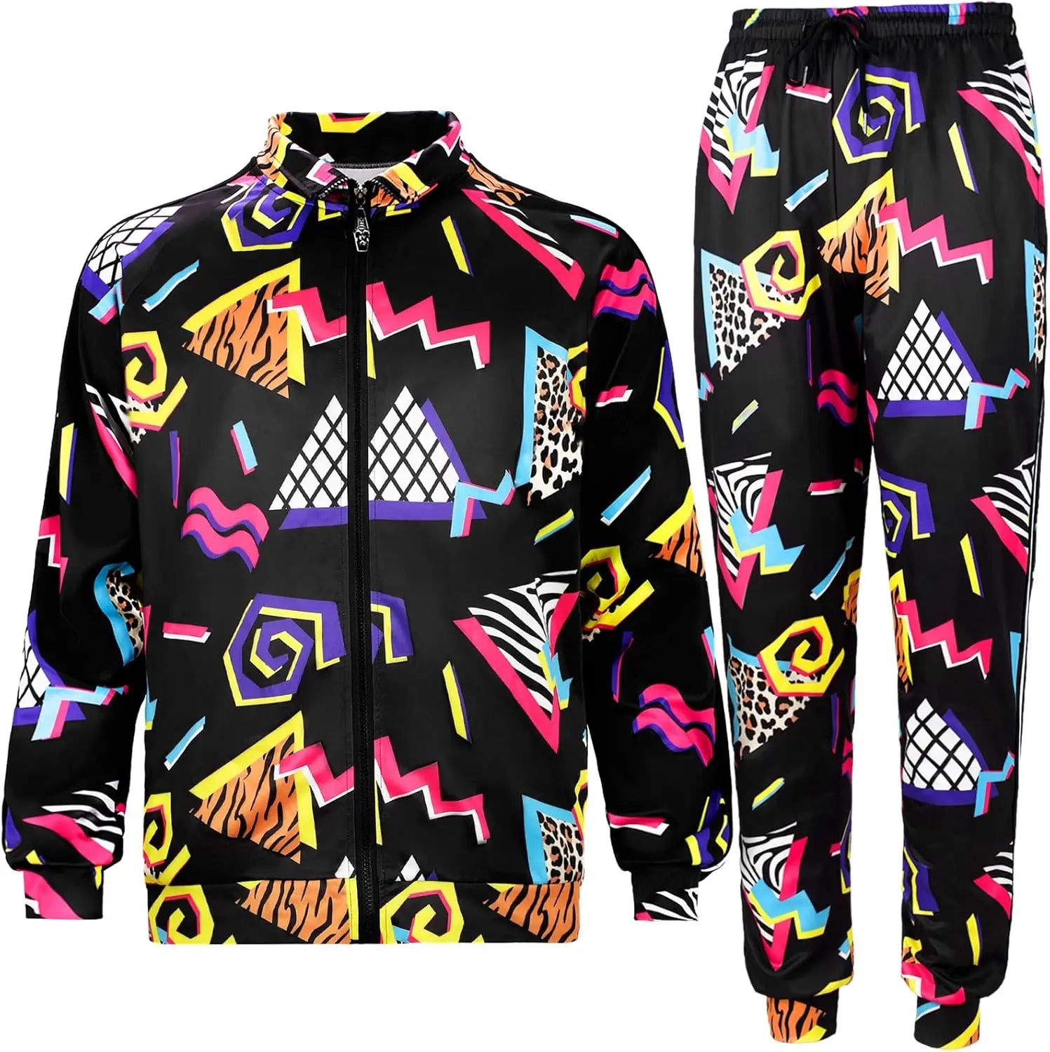 80s & 90s Urban Retro Treningsdress for Herre