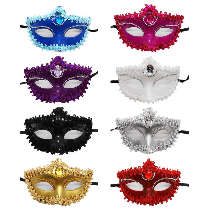 Venetiansk Øyemaske for Fest & Cosplay