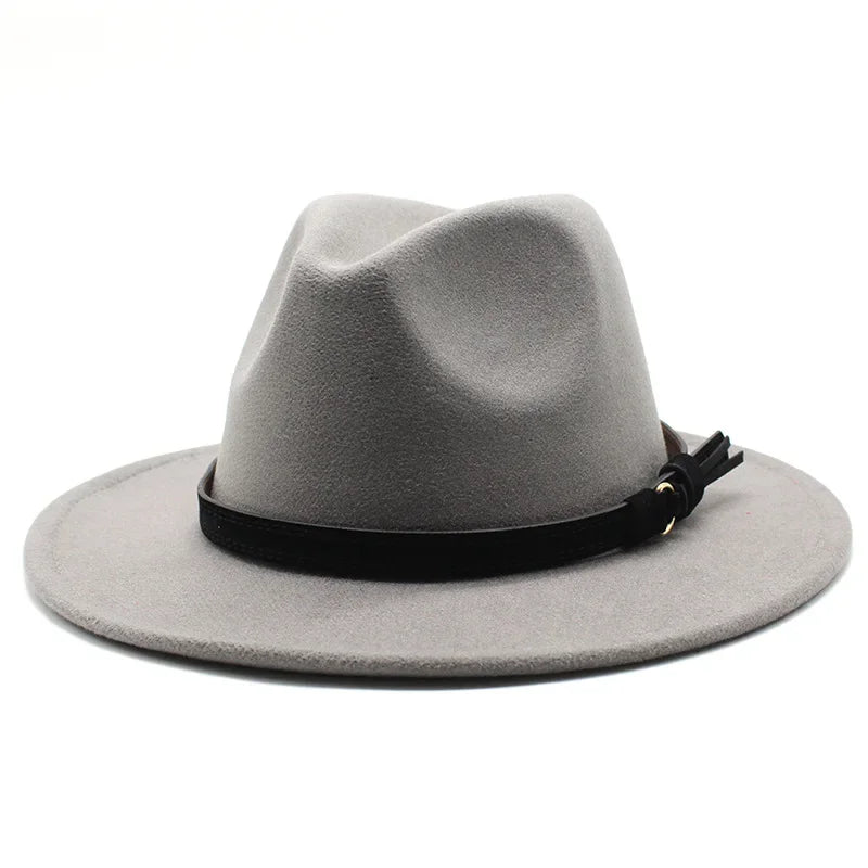 Elegante Ull-Fedora Hatt