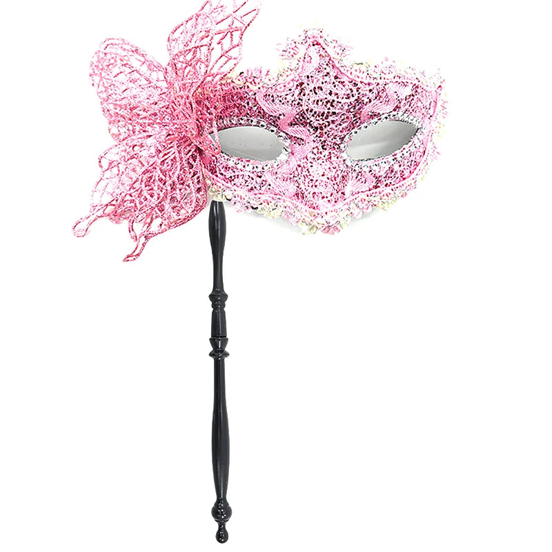 Elegant Halvmaske på Pinne for Damer