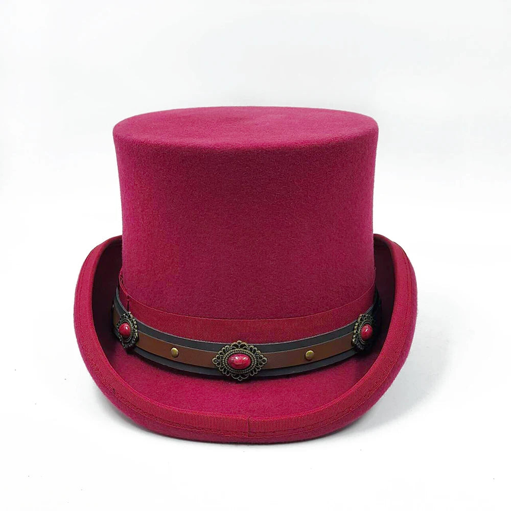 Elegante Ull-Fedora Hatt