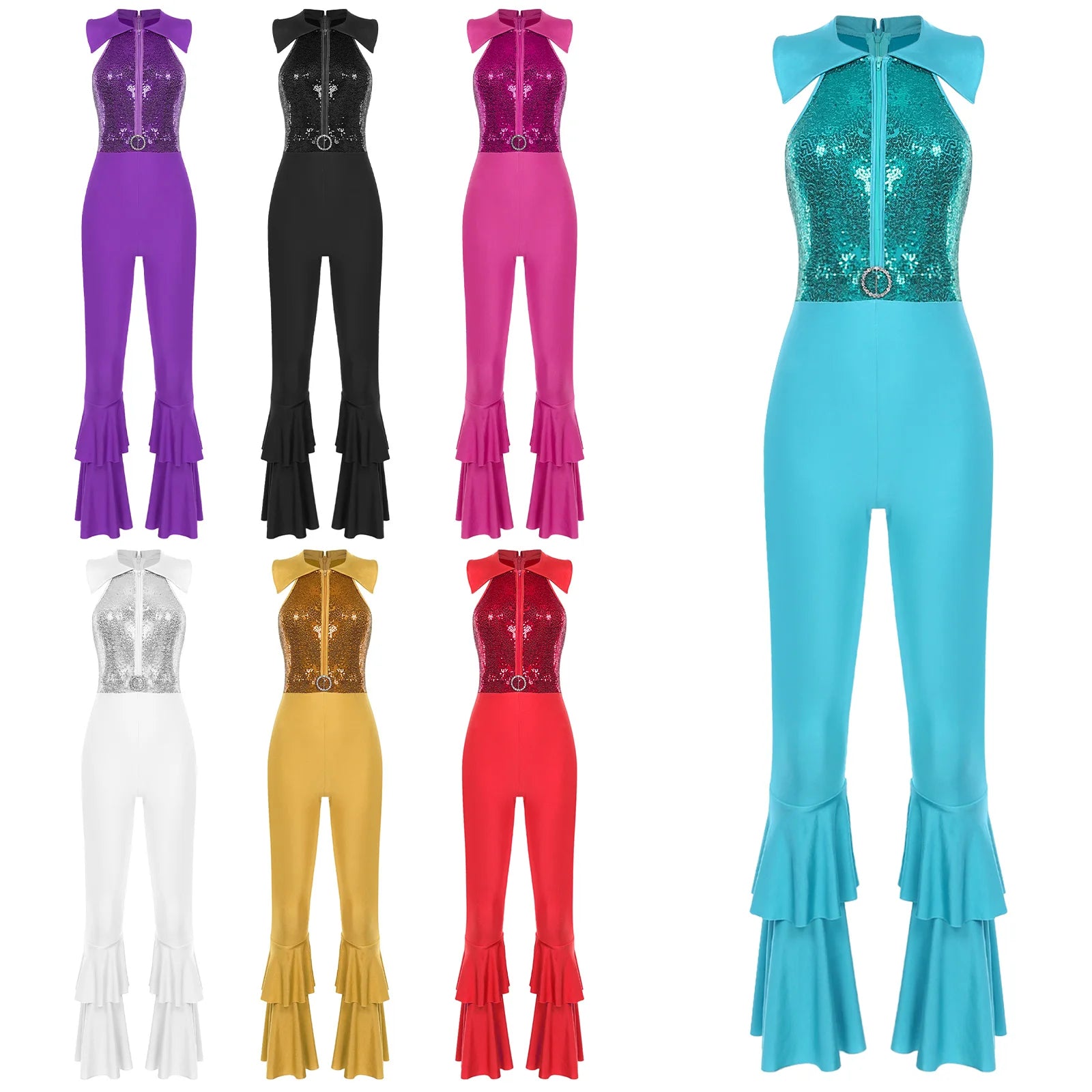 70-talls Disko Jumpsuit for Damer