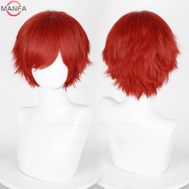 Kort Rett Cosplay-Parykk (30 cm)