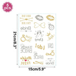tatoo sticker 5-pakning 1