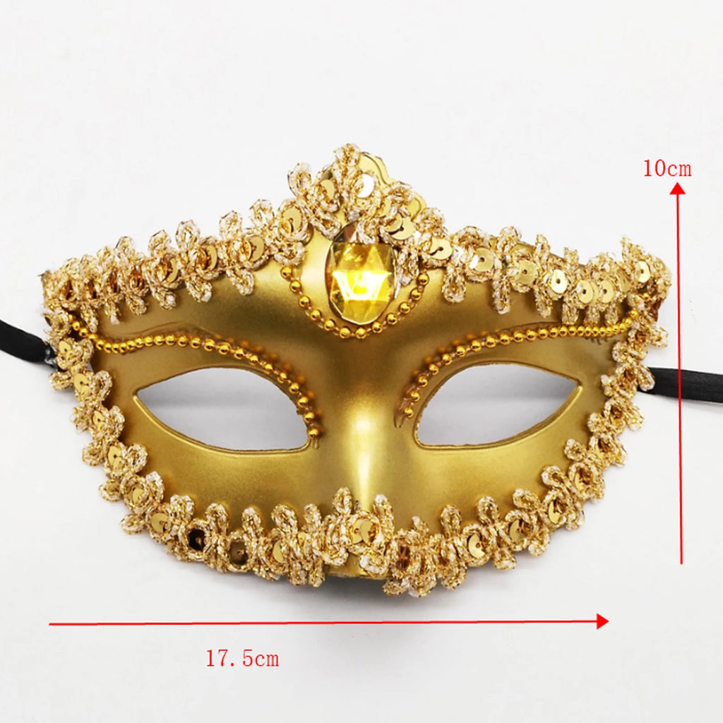 Venetiansk Øyemaske for Fest & Cosplay