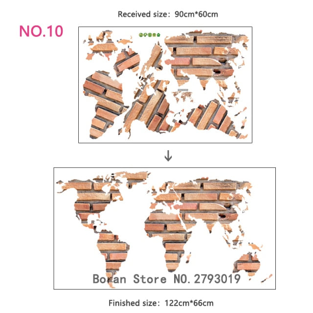 Veggdekor verdenskart